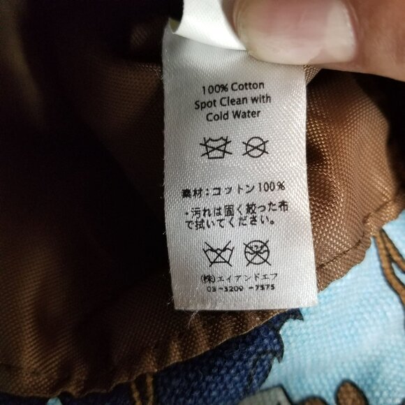 Kavu Bag Womens 11x8 Light Blue Floral Cotton Canvas Crossbody *Read* - Picture 6 of 15